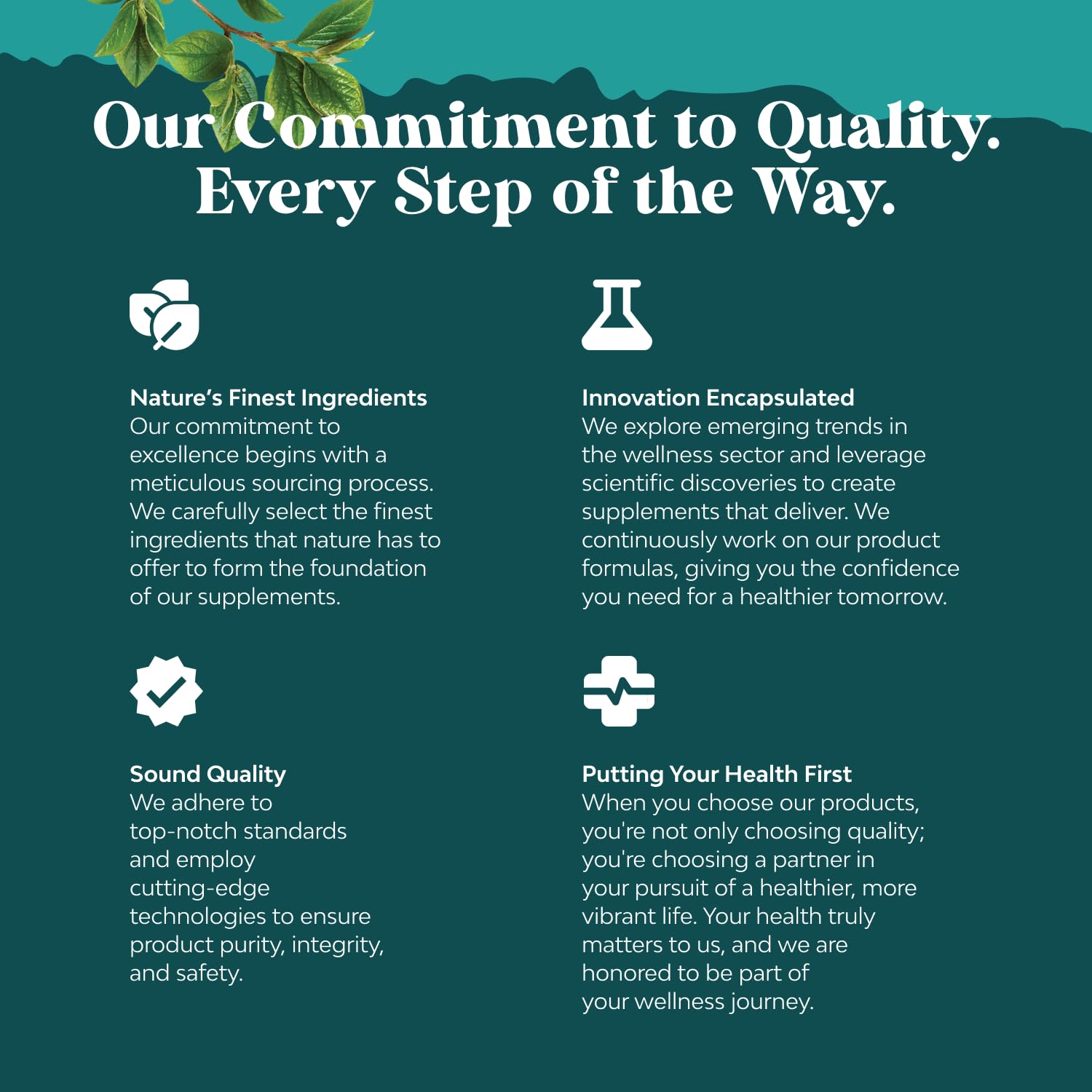 Natures Craft packaging with ingredients list signaling transparency and quality