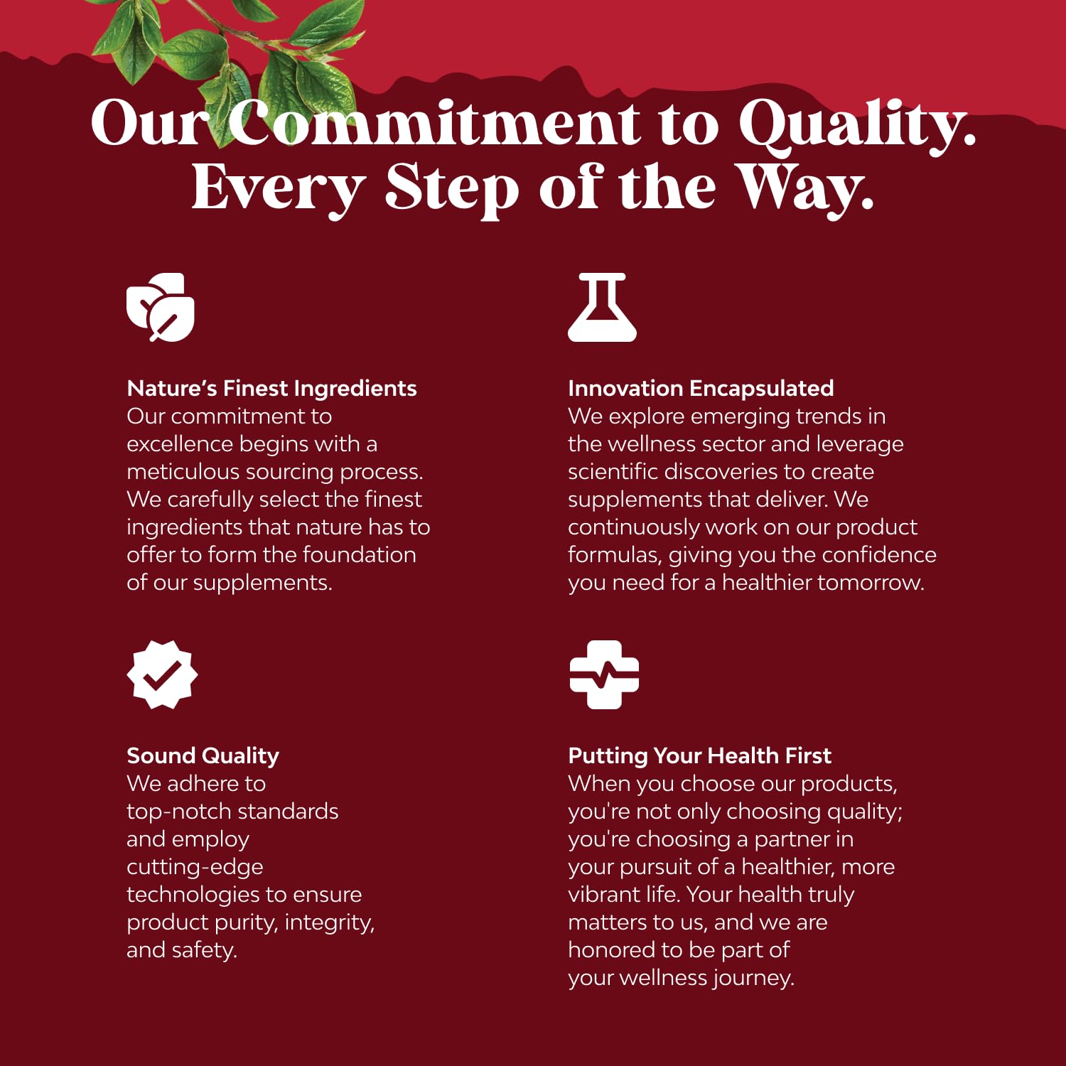 Packaging highlights polyphenols and anthocyanins for antioxidant support.