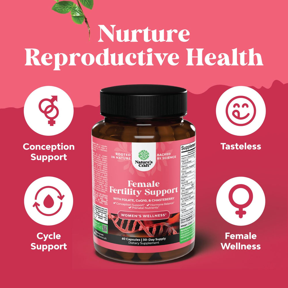 Natures Craft preconception vitamins on a morning ritual setup for mom-to-be.