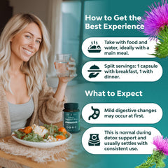 Nature's Craft Pro Liver Support ingredient blend shows herbal extracts