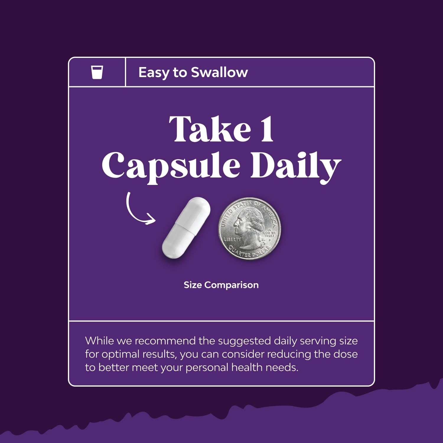 Pouring Natures Craft SAM-e capsules to illustrate daily dosage.