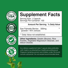 Natures Craft capsules bottle shows 500mg per serving for daily hair and health support