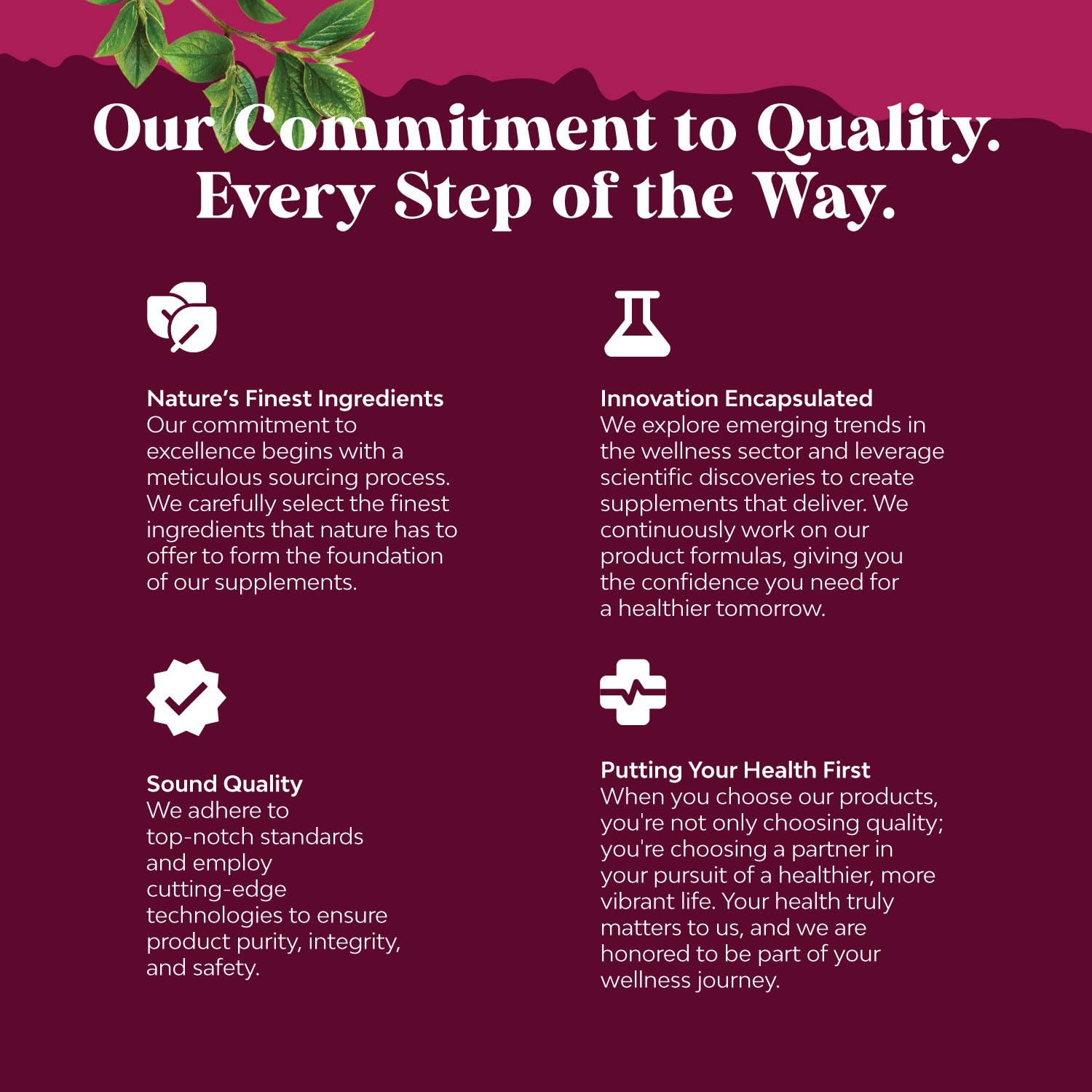 Natures Craft maca third-party tested seal for quality assurance.