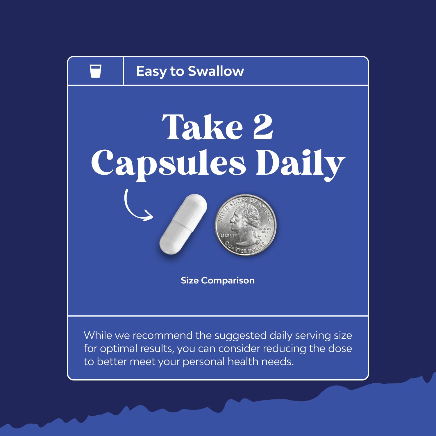 Natures Craft two-capsule daily serving shown as part of routine.