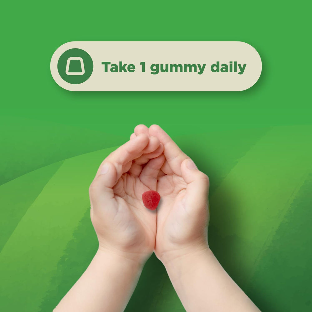 Natures Craft vegan, non-GMO gummies shown for plant-based options.