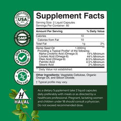 Natures Craft vegan omega-3-6-9 capsules for mood balance and skin hydration.
