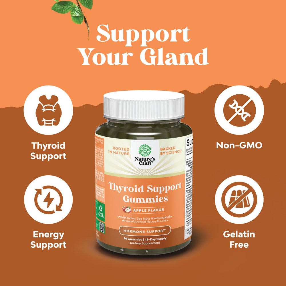 Natures Craft gummies ingredients panel featuring sea moss and minerals for everyday vitality