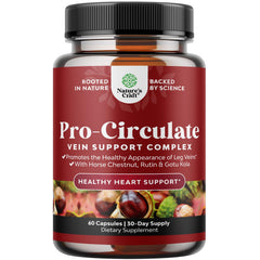 Nature's Craft Vein Support bottle showing leg comfort potential