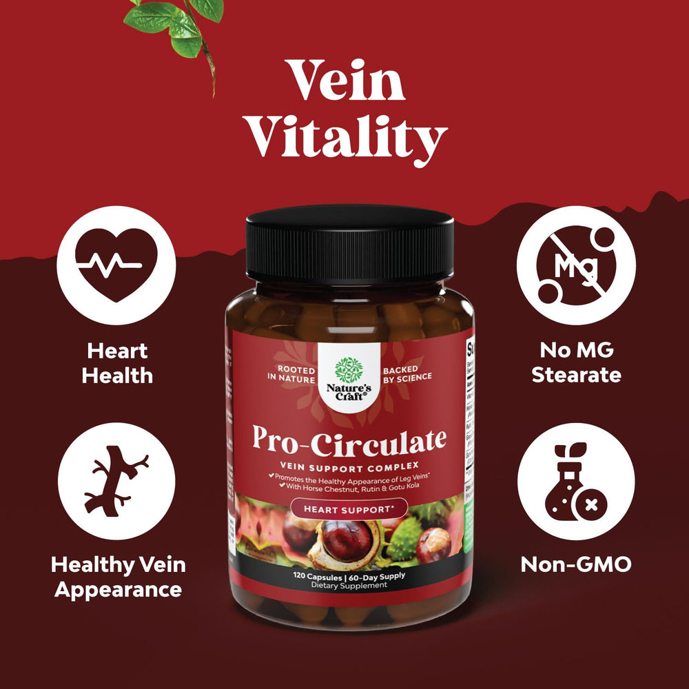 Nature's Craft Vitamin E and flavonoids details on the label.