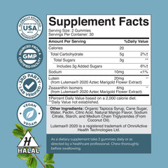 Natures Craft Vision Support bottle pour illustrating daily intake action