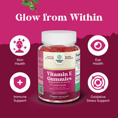 Natures Craft Vitamin E Gummies serving shot for easy daily intake