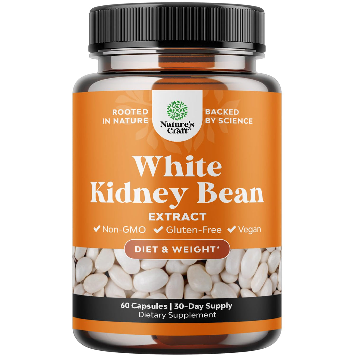 Natures Craft white kidney bean extract capsules for natural carb management