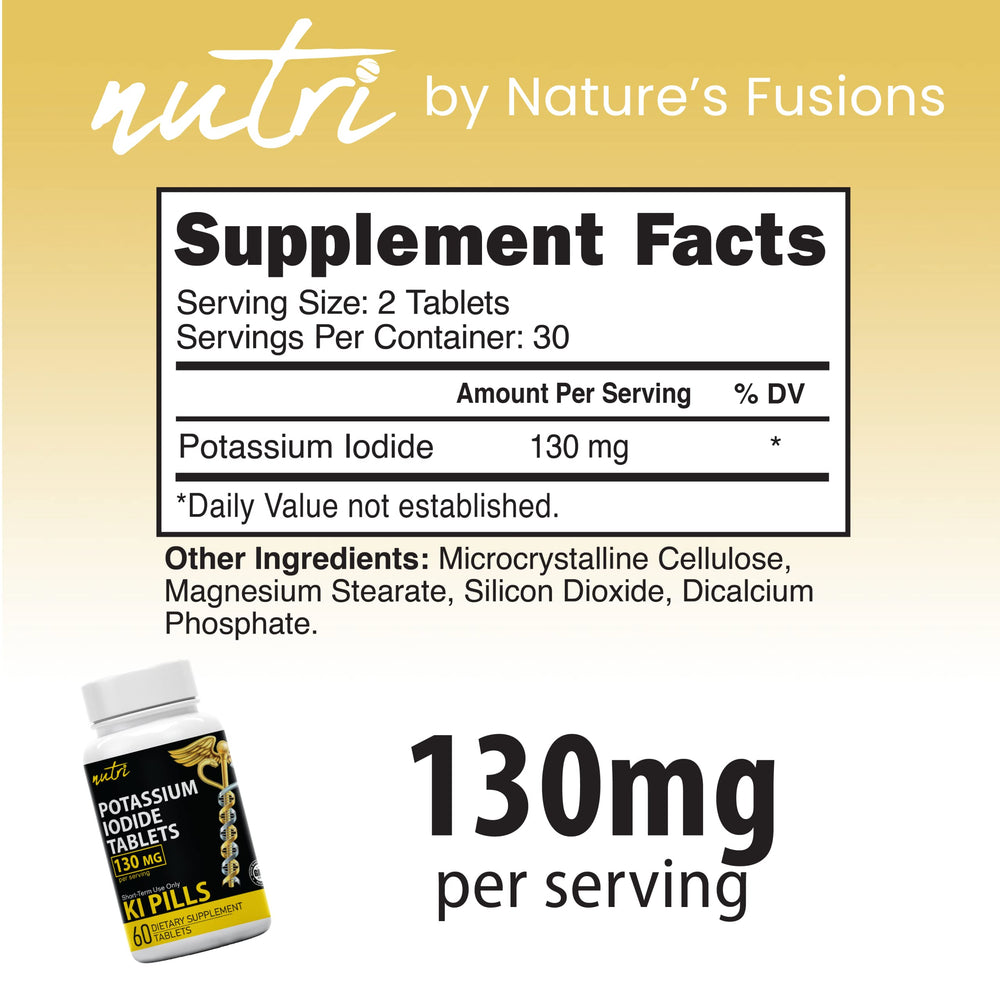 Nature's Fusions 120 real tablets image, divisible for children.