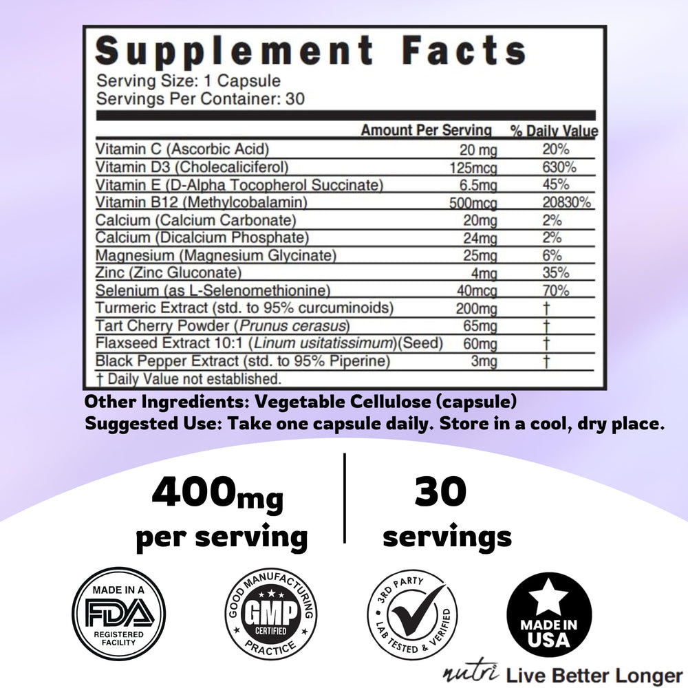 LupuEase turmeric curcumin capsules with 95% curcuminoids on a white background