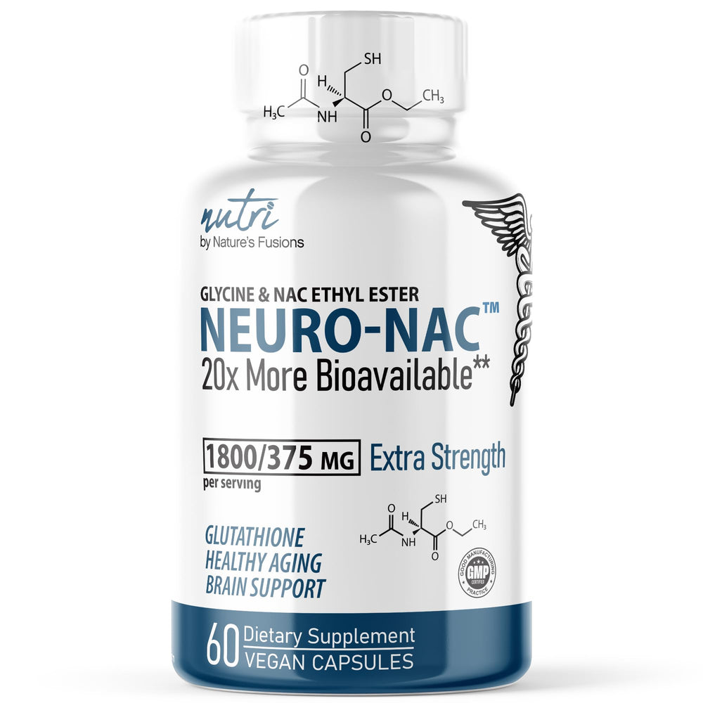 Nature's Fusions Neuro NAC bottle front for brain-support supplement.
