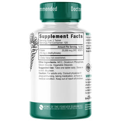 Nature's Fusions Nutri 5-MTHF tablets close-up highlighting potent methylfolate