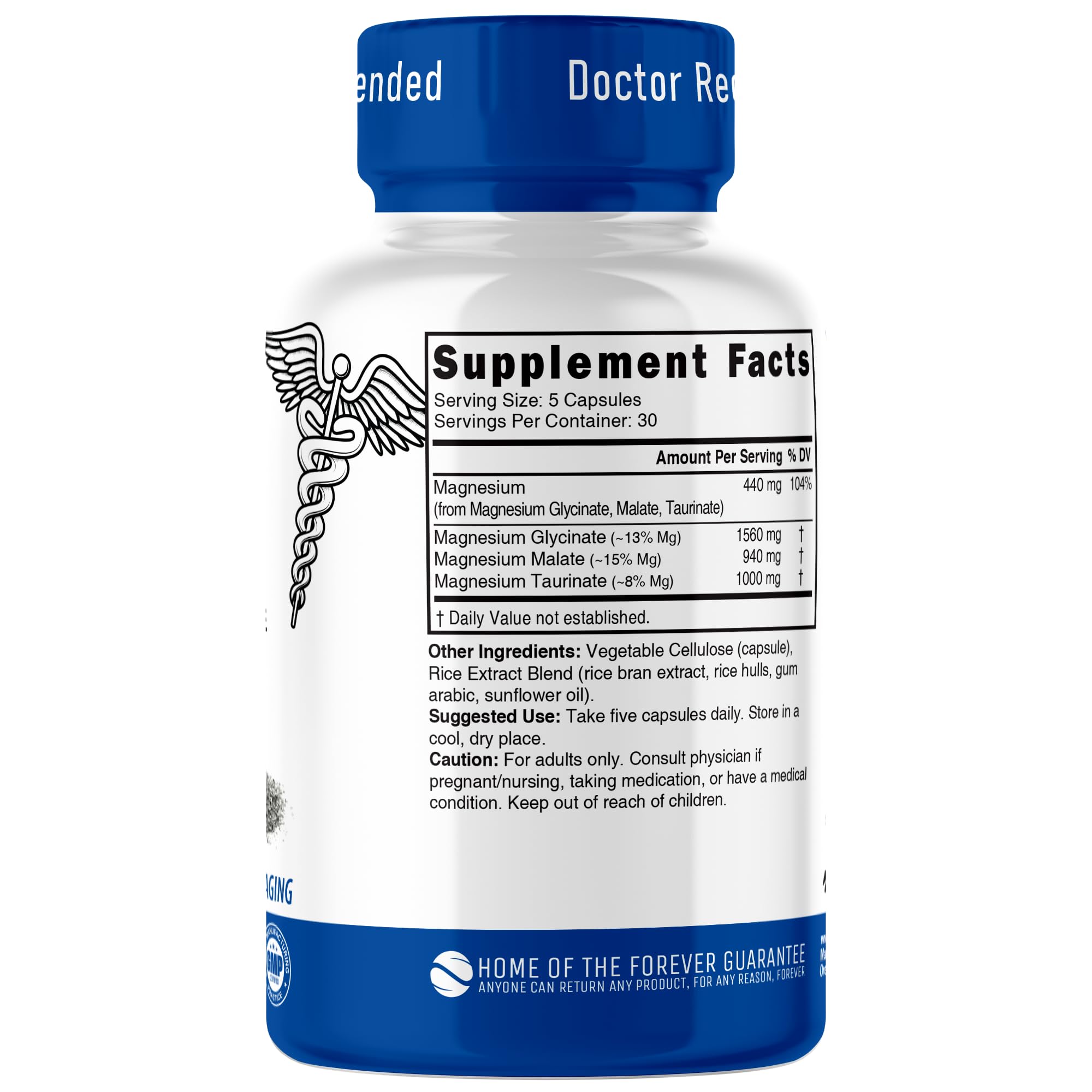 Nature's Fusions Nutri Triple Magnesium capsules close-up highlights vegan capsules for daily wellness