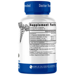 Nature's Fusions Nutri Triple Magnesium capsules close-up highlights vegan capsules for daily wellness