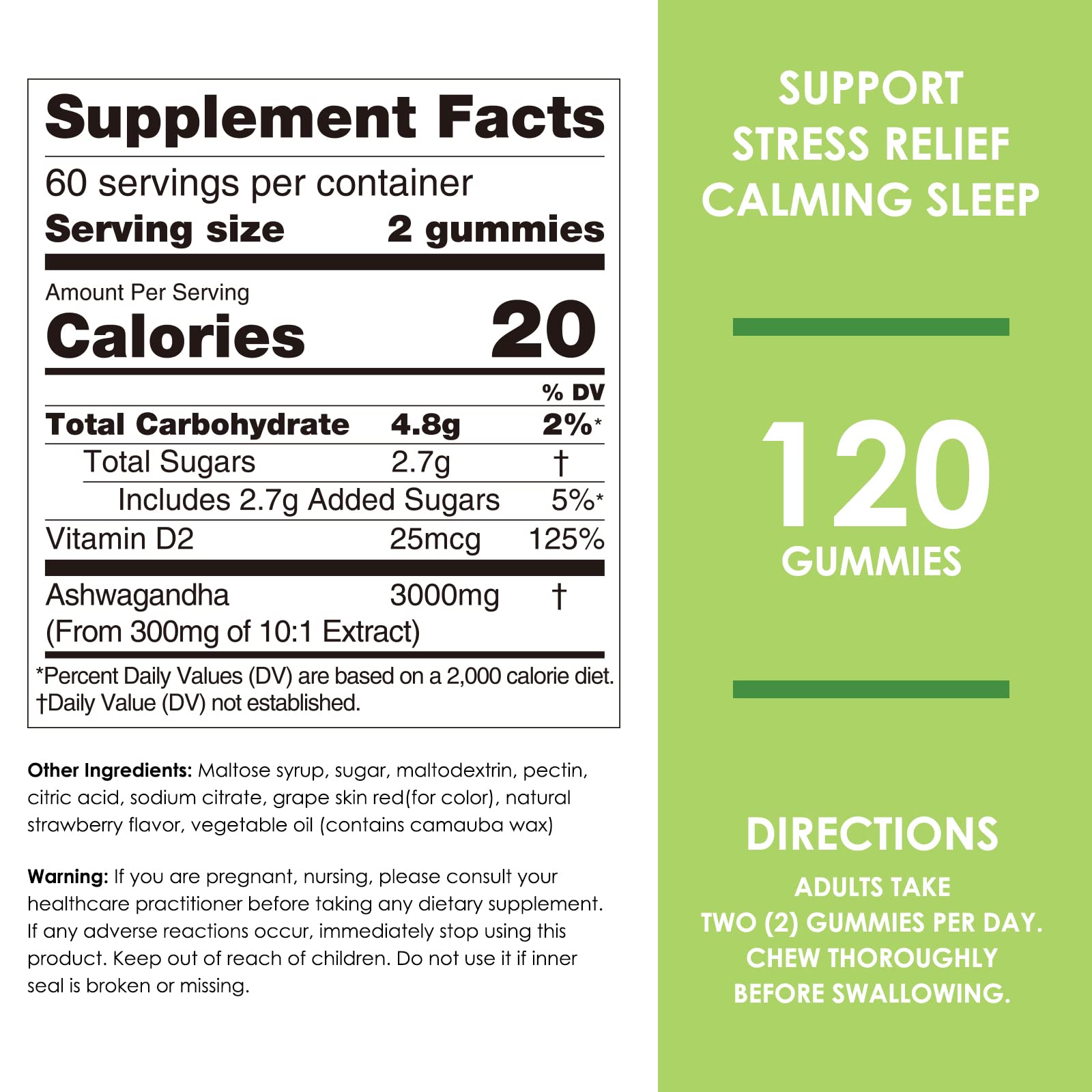 Lifestyle display of Nature's Key Ashwagandha Gummies for calm focus