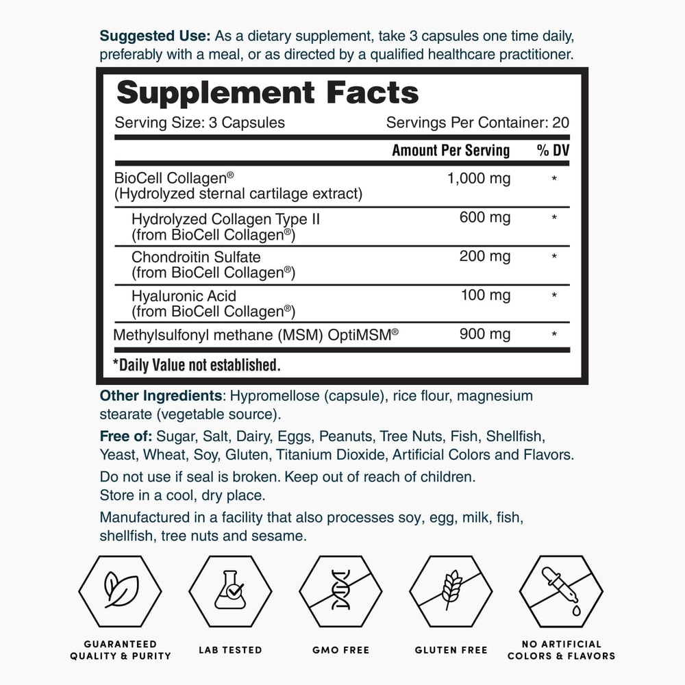 Nature's Lab capsules texture close-up on clean surface for daily use