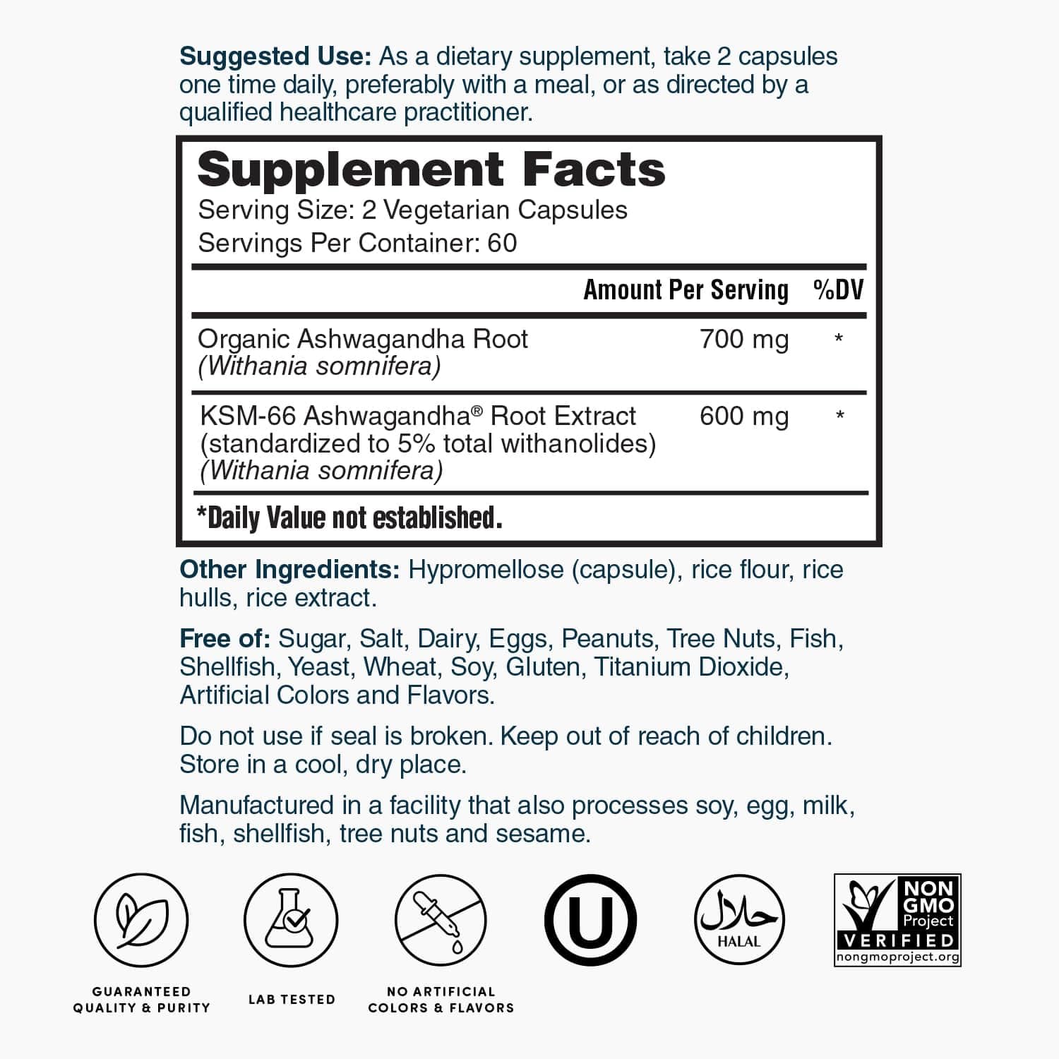 Nature's Lab eco-friendly packaging promotes natural wellness.