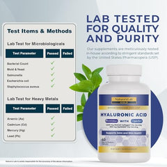 Nature's Lab label shot communicates premium Biocell Collagen with improved absorption potential
