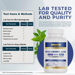 Nature's Lab MSM tablets close-up highlighting sulfur support
