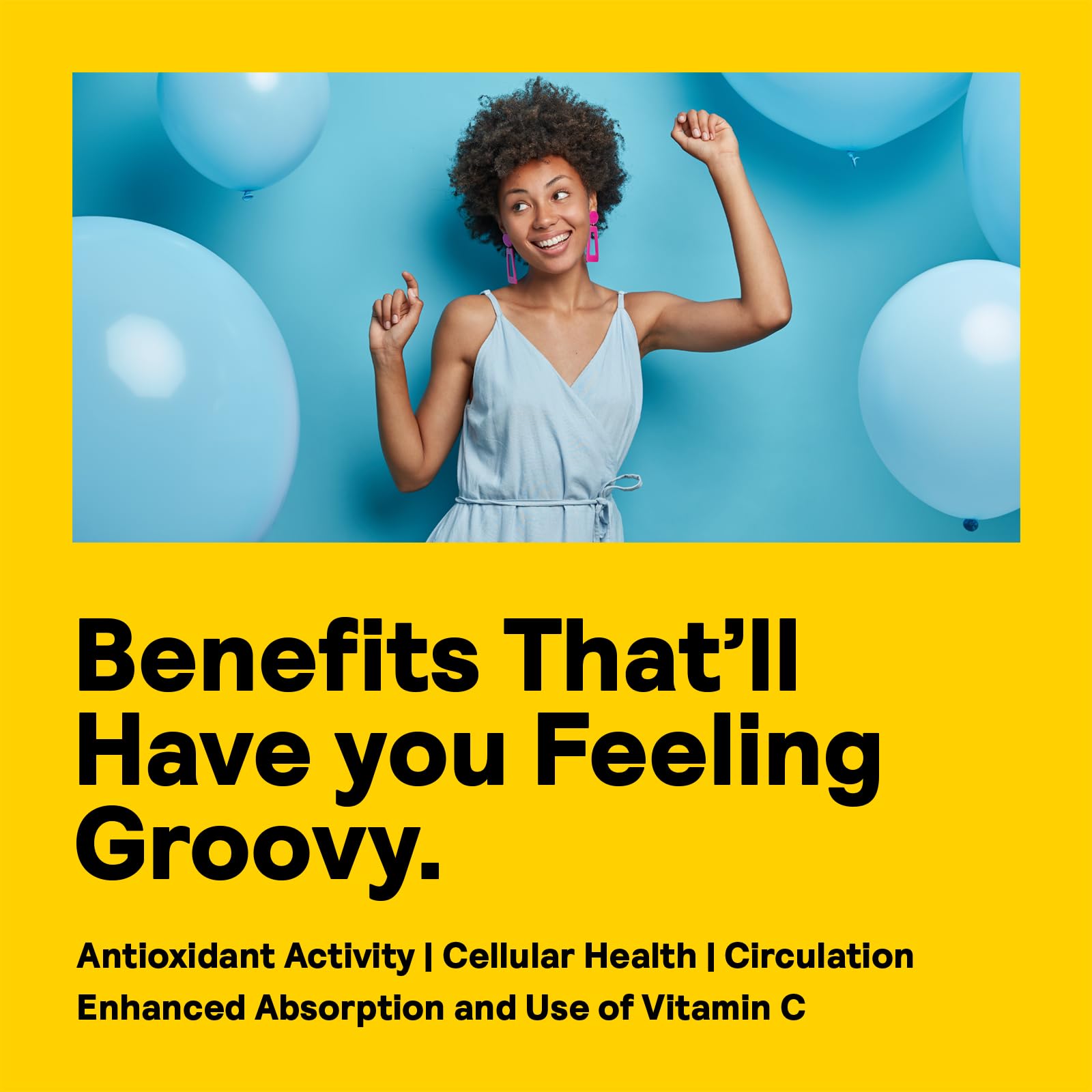 Nature's Life Lemon Bioflavonoids label close-up emphasizing ingredients and GMP quality.