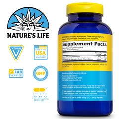 Nature's Life Renewing Magnesium capsules ready for easy daily intake.