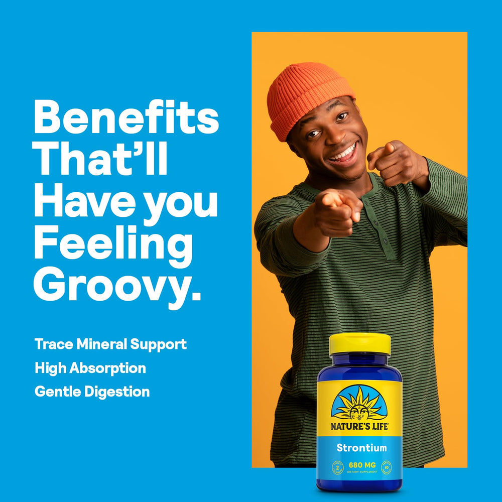 GMP-certified Nature's Life Strontium Citrate production line with quality seals