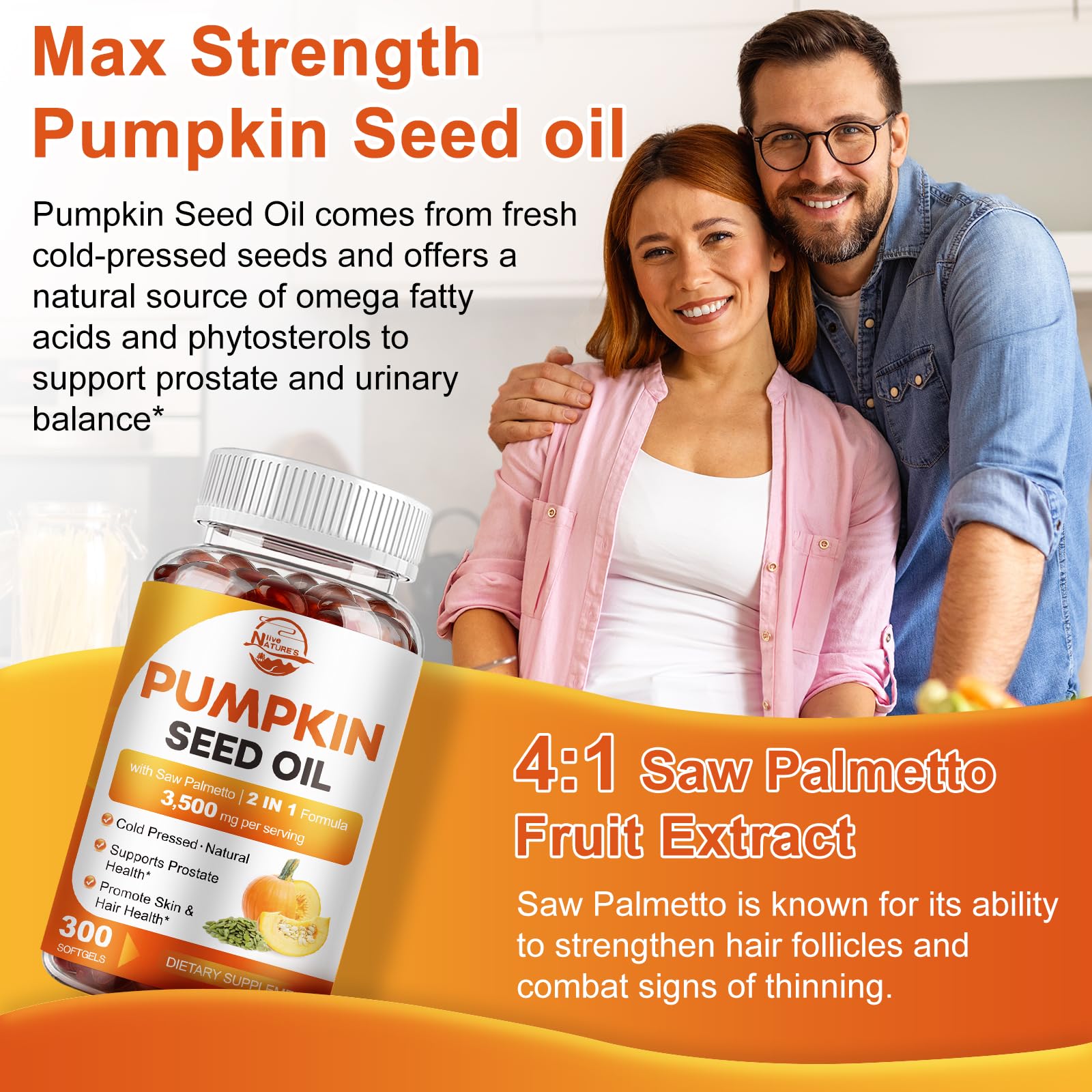 Nature's live cold-pressed process preserves antioxidants and essential fatty acids.