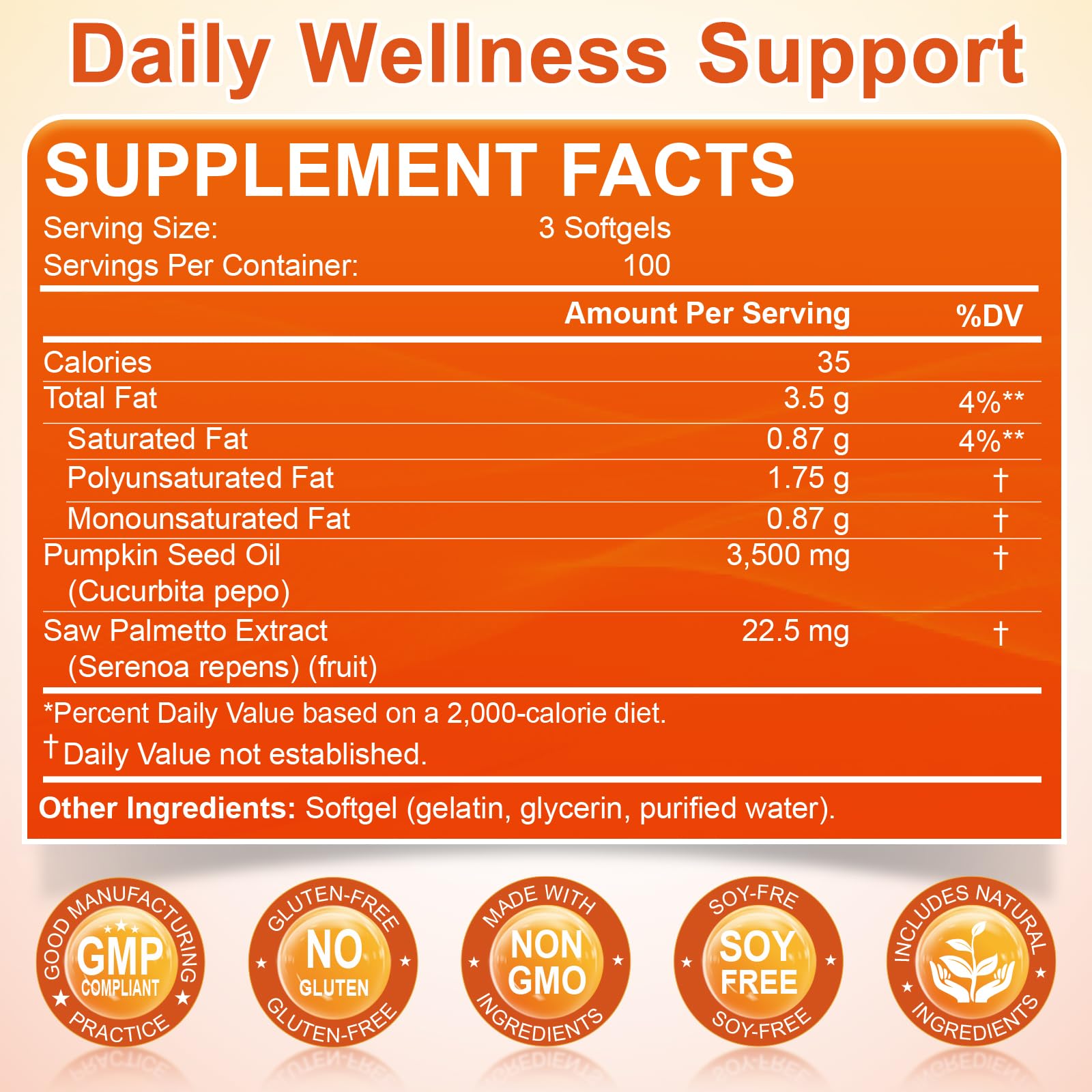 Nature's live non-GMO formula is soy-, dairy-, and gluten-free.