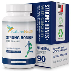 Nature's Nectar bone-joint-capsules bottle shown for daily bone support