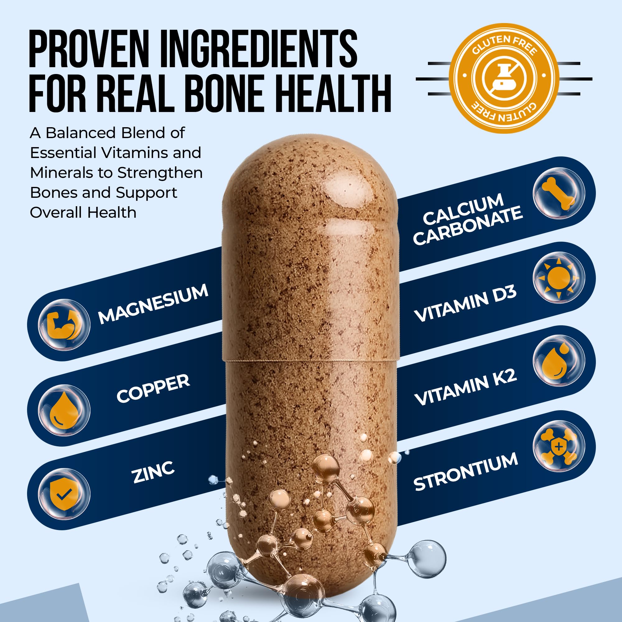 Nature's Nectar strontium-bone-support capsules suggest long-term skeletal care