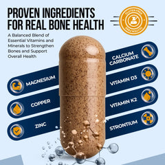Nature's Nectar strontium-bone-support capsules suggest long-term skeletal care