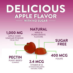 1000mg ACV gummies emphasizing potency per serving.