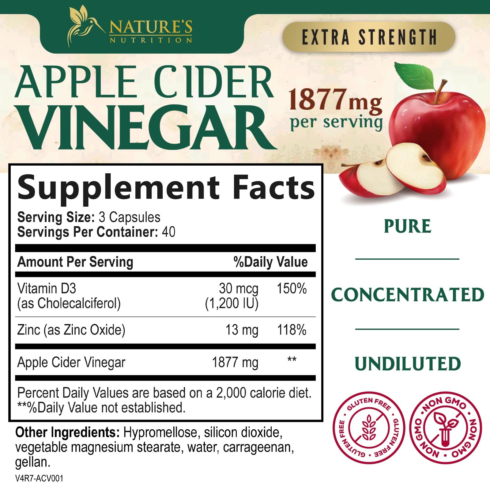 ACV capsules close-up emphasizing tasteless convenience for detox routines.