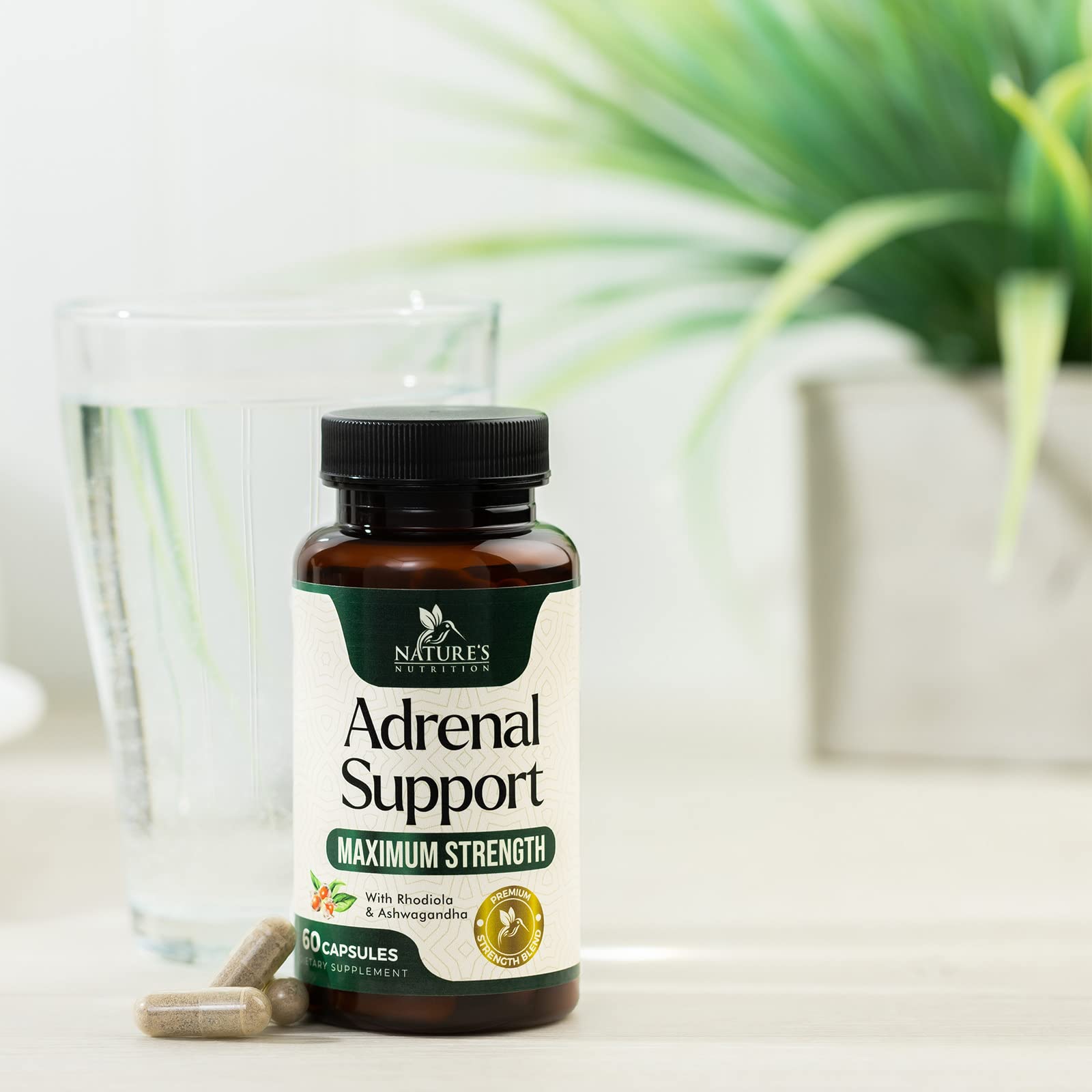 Nature's Nutrition Adrenal Cortex Complex supports adrenal health and immune function.