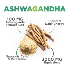 Nature's Nutrition Ashwagandha Gummies served on surface suggests convenient daily use