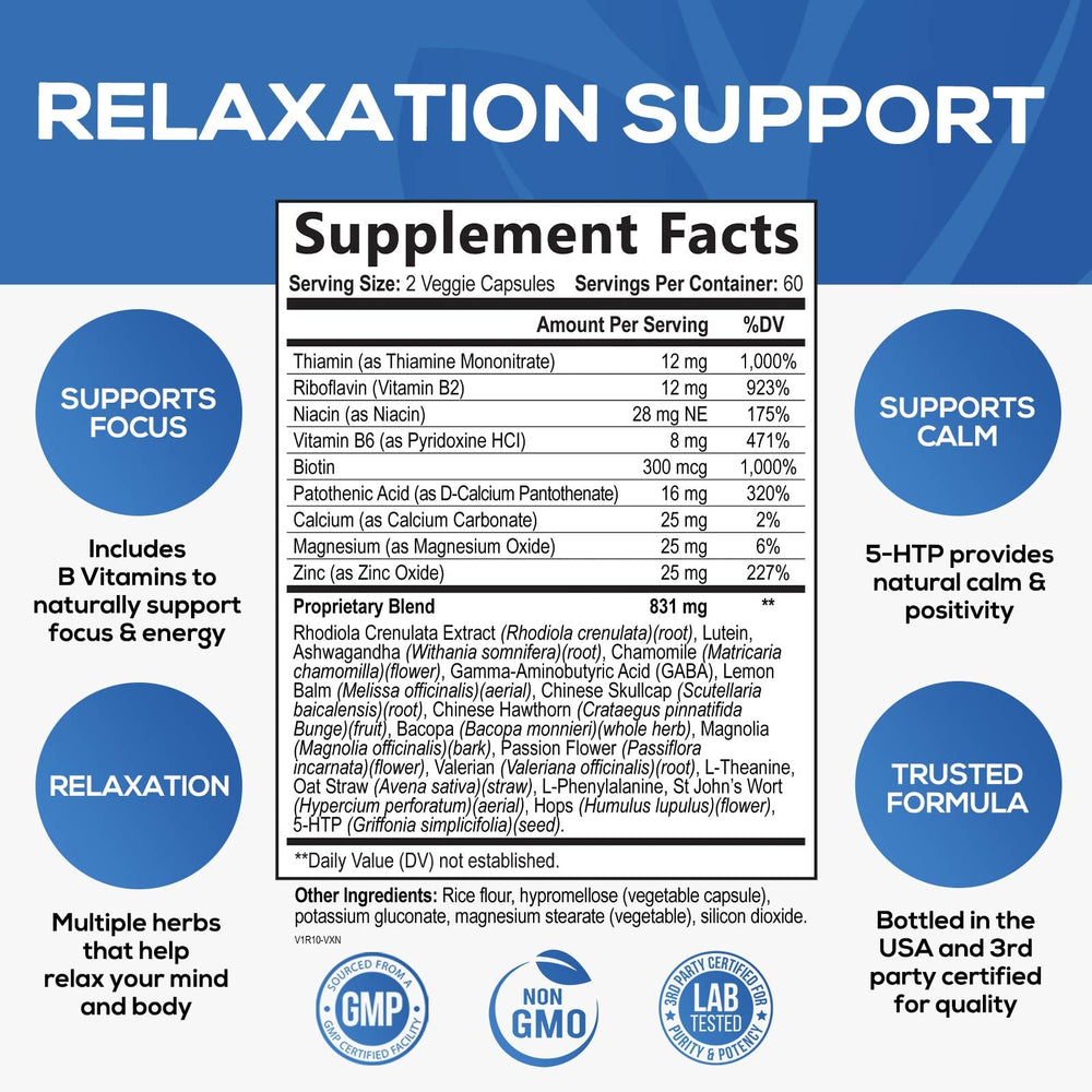 Nature's Nutrition Ashwagandha root capsules support balanced mood and daily resilience.