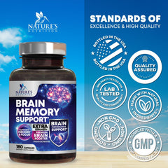 Nature's Nutrition B12 and Vitamin C capsules support daily energy