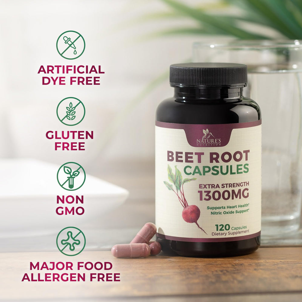 Athlete in motion with Nature's Nutrition Beet Root Capsules