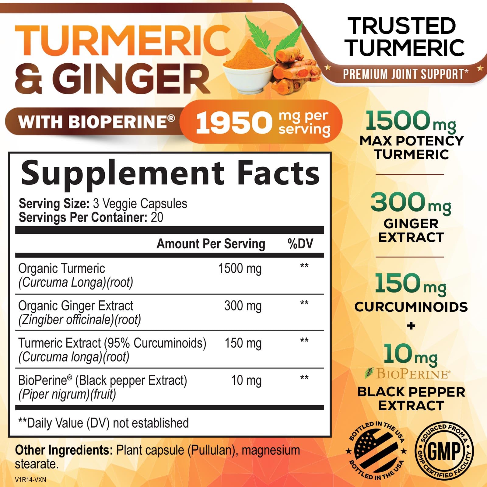 Nature's Nutrition BioPerine black pepper capsule close-up for enhanced absorption