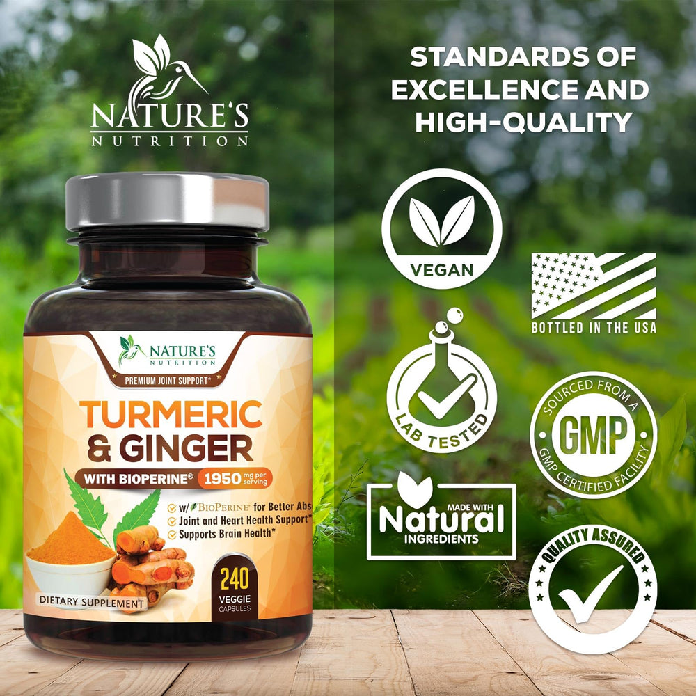 Nature's Nutrition BioPerine label highlights enhanced absorption