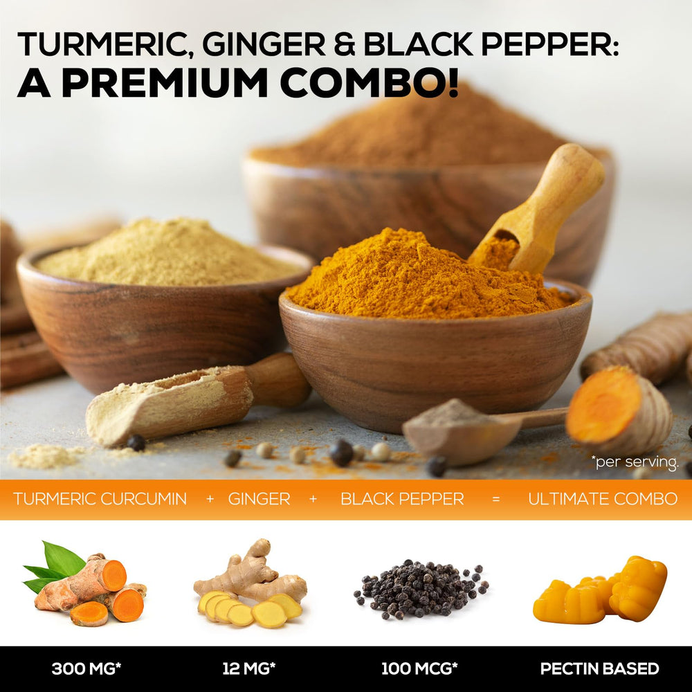Nature's Nutrition black pepper absorption gummies close-up for better wellness
