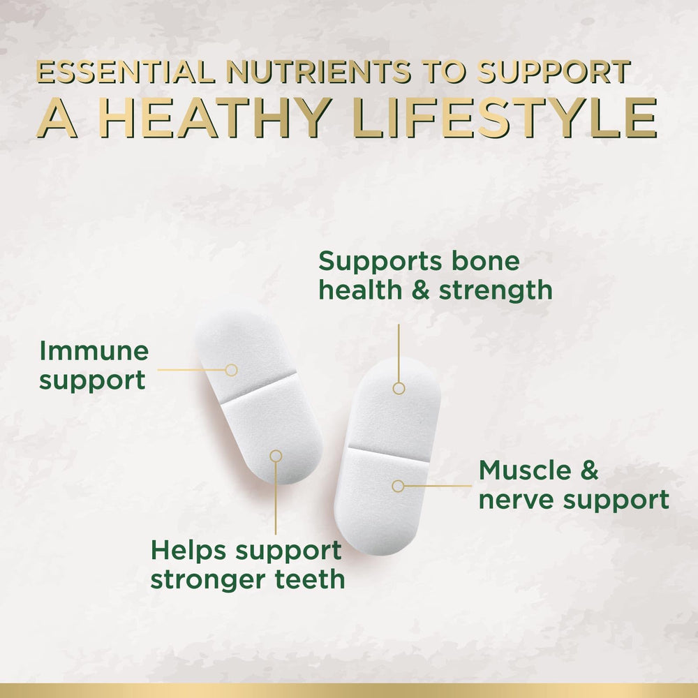 Made-in-USA packaging reinforces quality for Nature's Nutrition calcium 1200 mg