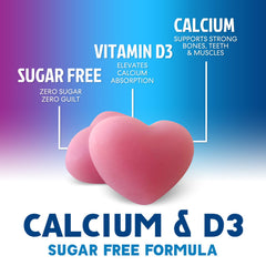 Nature's Nutrition Calcium Gummies being poured to show easy-to-take gummy format