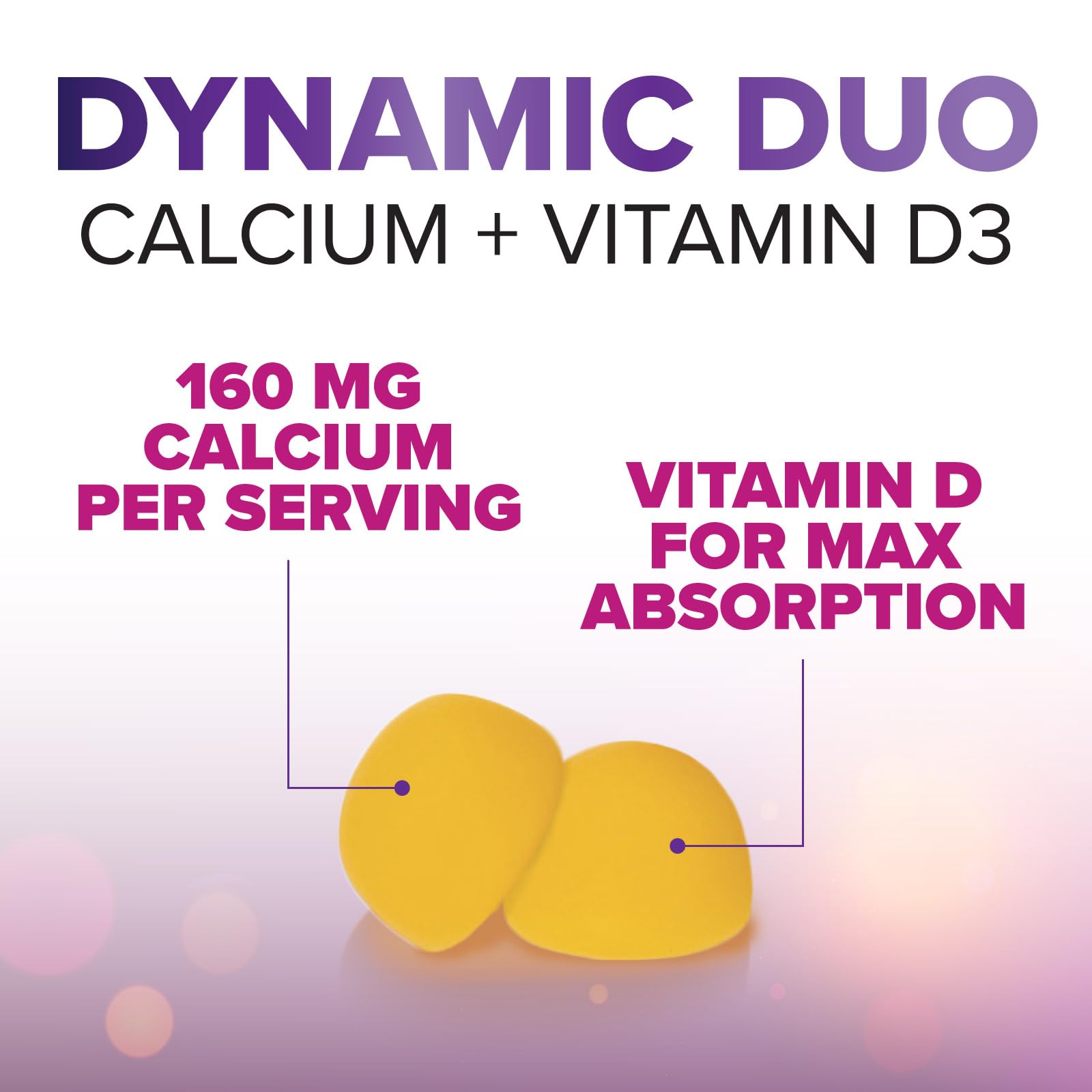 Nature's Nutrition Calcium Gummies sugar-free badge, ideal for sugar-conscious lifestyles.
