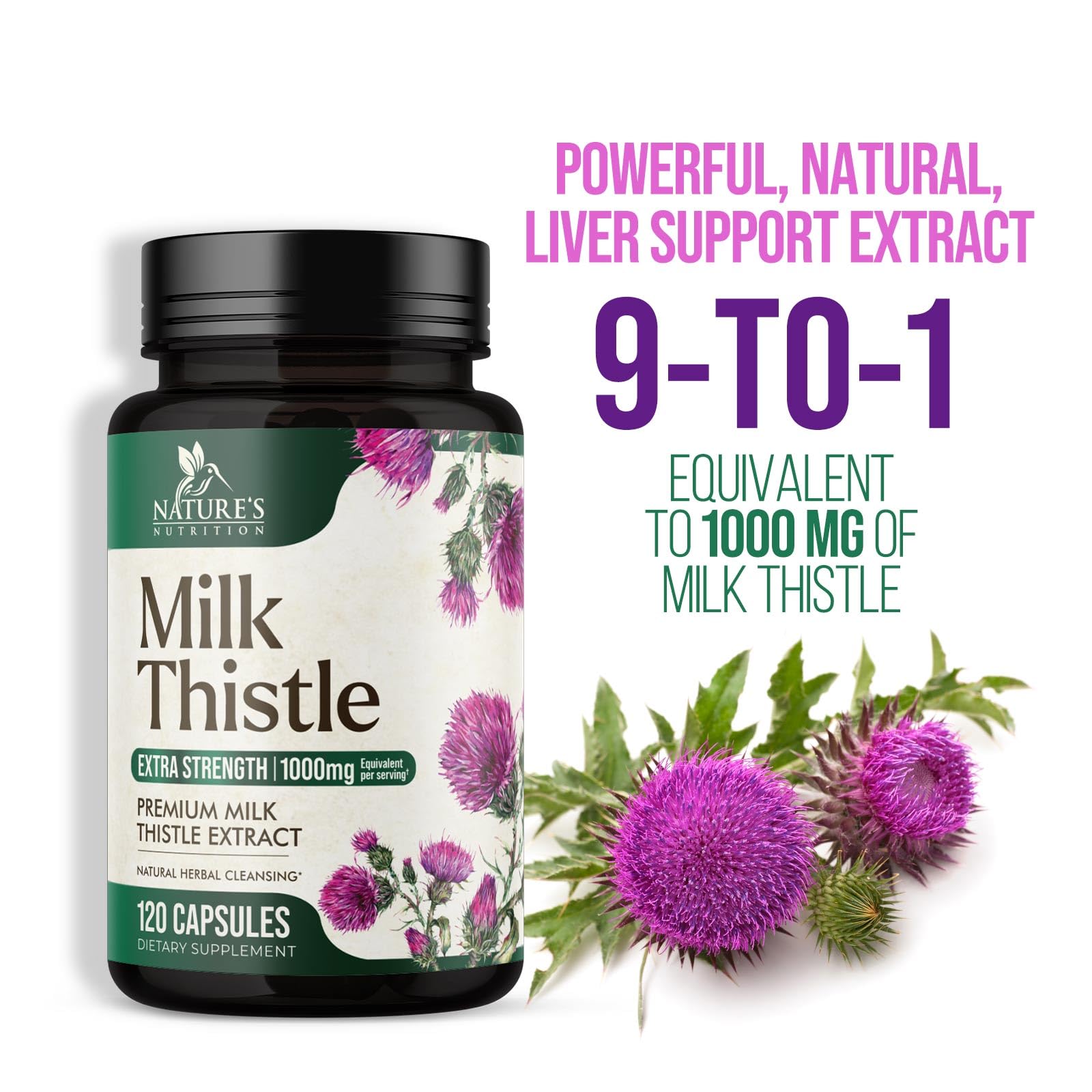 Nature's Nutrition capsules in blister pack ready for daily intake.