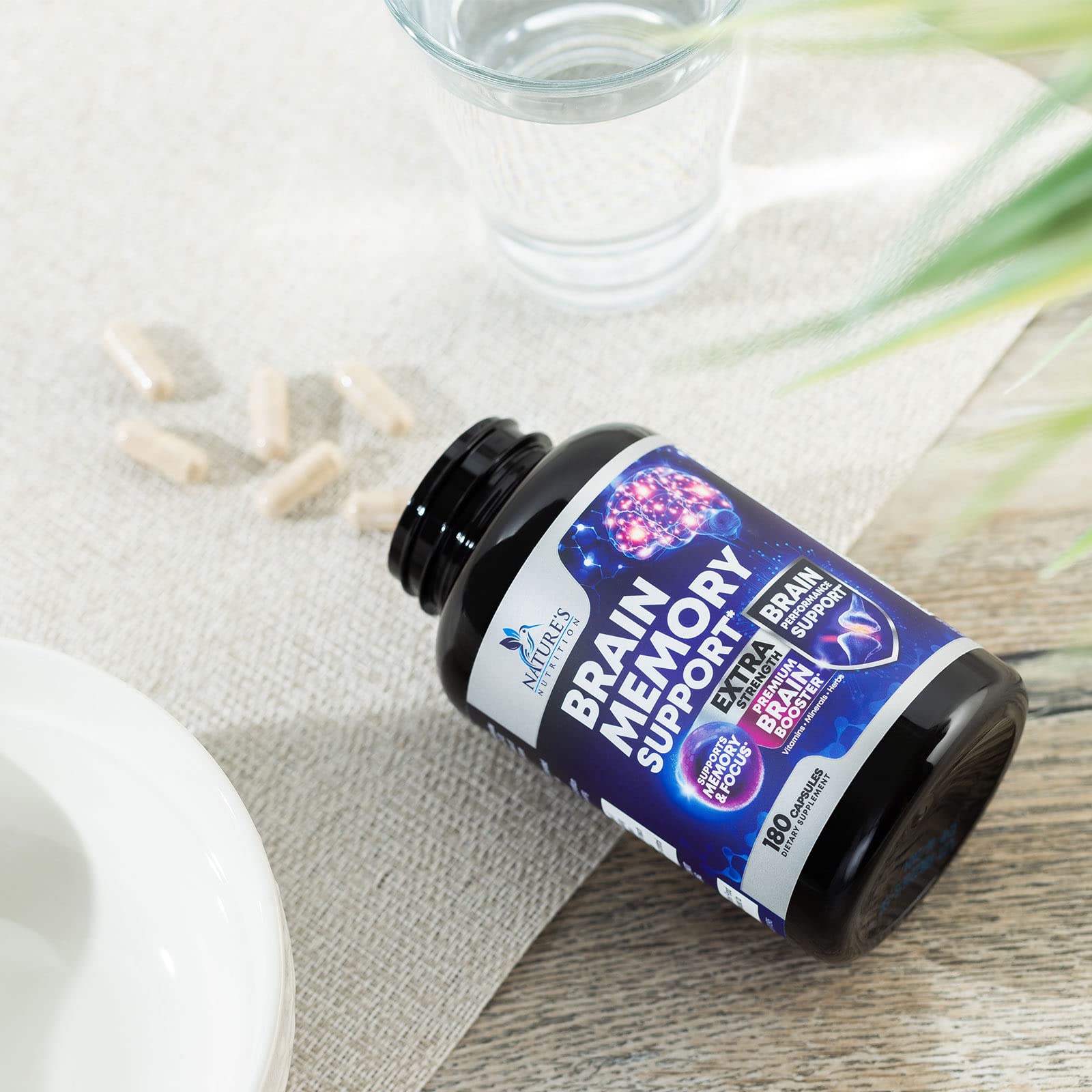 Nature's Nutrition Desk setup with bottle ready for concentration